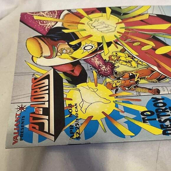 Psi-Lords Vol 1 #8 A Piece of the Rock 1995 Mike Leeke, Eric Lusk Cover Tony Be - Picture 9 of 10